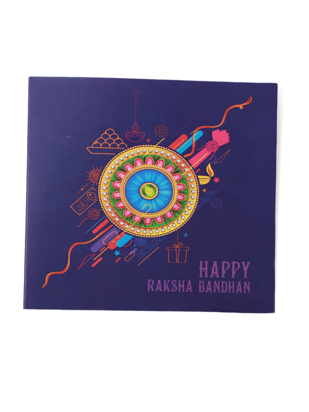 YouBella Rakhi and Greeting Card Combo for Brother